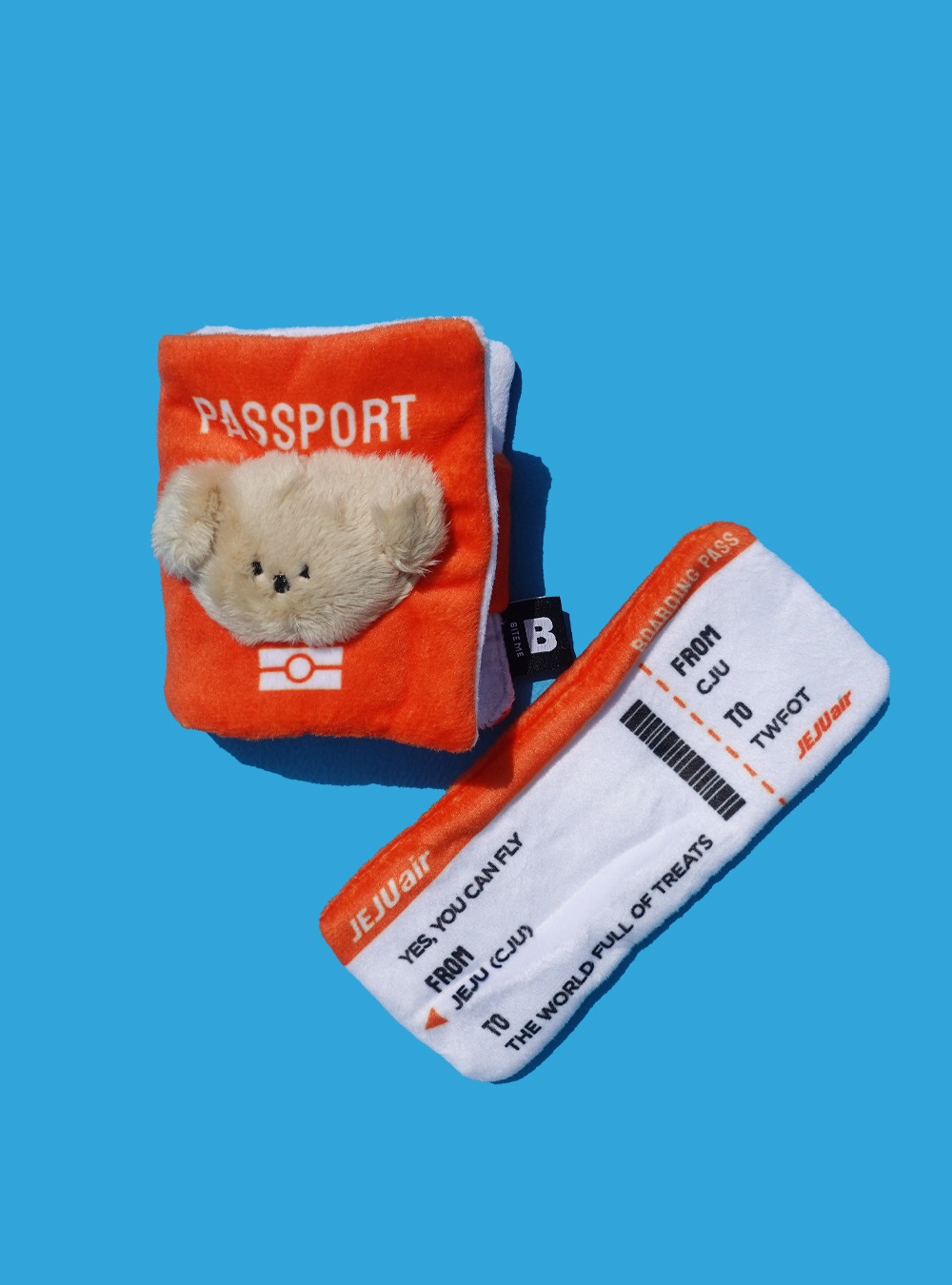 바잇미 여권&amp;항공권 장난감 셋트